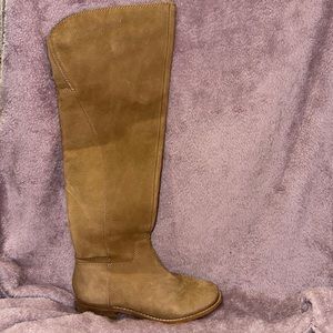 Lucky Brand over the knee leather boots